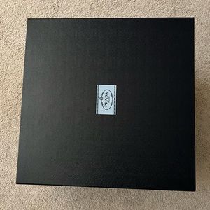 Authentic Prada box with tissue paper